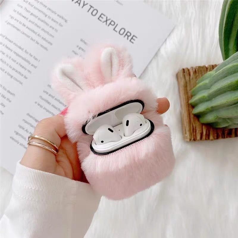 AirPodsケース もふもふ うさぎ かわいい AirPods Proケース – INSCASE